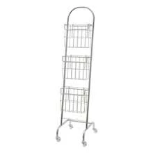 Soporte para revistas, soporte de suelo, soporte para folletos, soporte para folletos con ruedas para folletos, soporte para folletos, soporte para folletos, soporte para oficina, feria