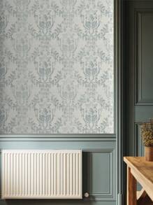 1卷极简藤蔓图案自粘墙纸，浅色背景，可移除，适用于客厅、卧室、家具翻新、装饰，尺寸为17.7英寸 x 78.7英寸/118.1英寸，生日、毕业、房间装饰、家居装饰、墙面装饰、浴室、卧室、客厅等场合的礼物之选。