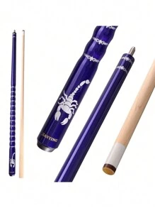 The 58-Inch Pool Cue Stick Has A Diameter Of 12.5 Millimeters. It Is Made Of Two Pieces Of Canadian Maple. It Features An Ergonomic Design. The Billiard Cue Weighs 18 To 20 Ounces. - Multicolor - View 15