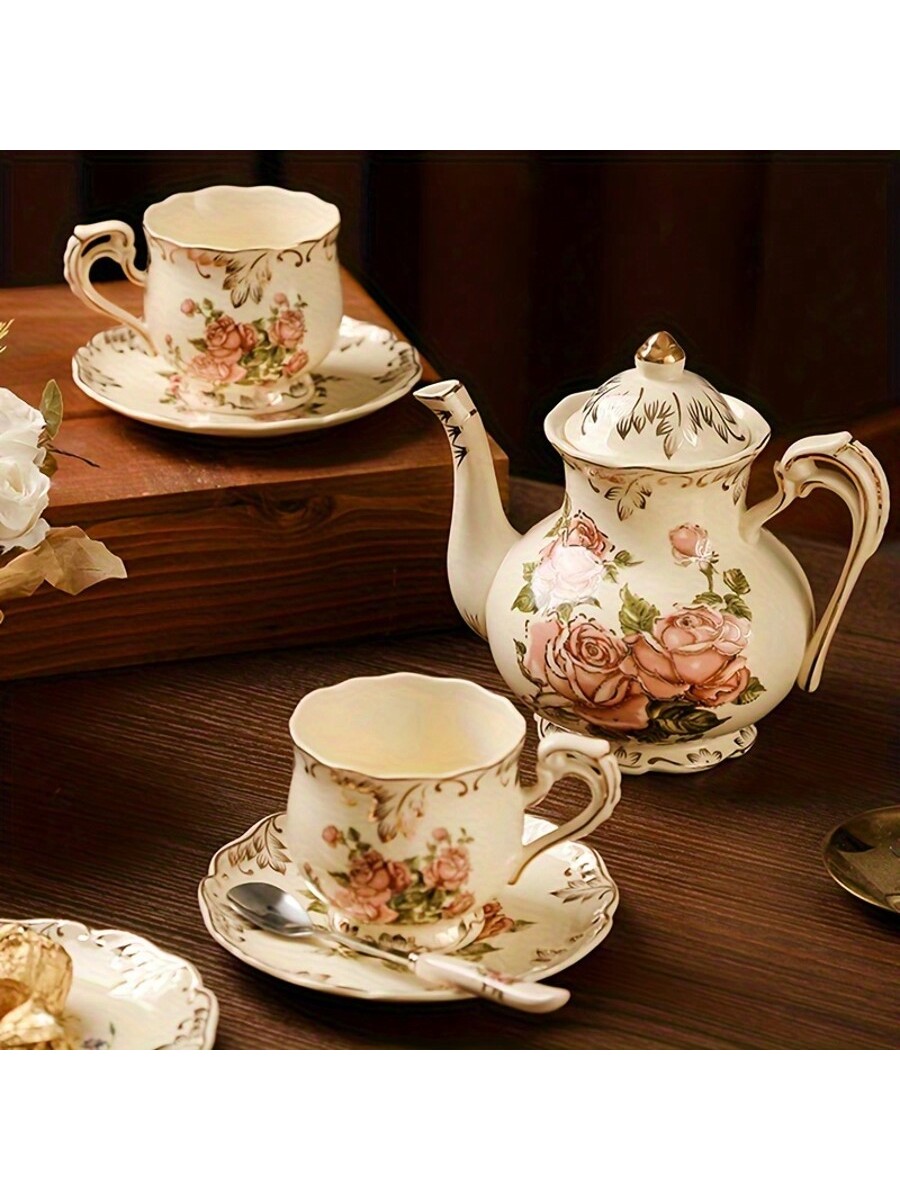 مجموعة كوب وصحن الشاي 2 مجموعة/ 6 مجموعة، مجموعة أ...