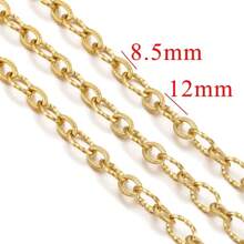 1 米不褪色不锈钢金属粗链条金项链 DIY 手链项链时尚珠宝金属制作用品配件 - 鏈條 - 查看 14