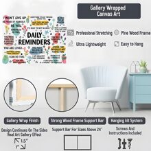 1 Pc Framed Inspirational Wall Art Print,Home Decor, School Decor, Living Room Decor & Hallway Decor, Great Motivational Gift