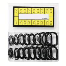 200pcs/Box 0.5mm 0.6mm Watch O-Rings, Waterproof Watch Back Cover Gaskets, Watch Repair Tool For Watchmaker - Black - View 8