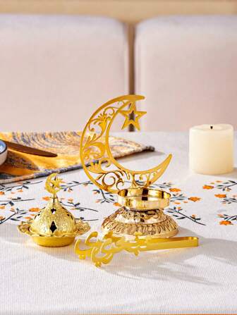 1 件套北欧纯色香薰炉创意香炉夹桌面摆件檀香熏香熏香驱散香薰炉礼物星星月亮灯笼礼品生日毕业