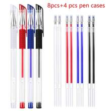 24pcs/Set 20 Mixed-Color High Temperature Disappearing Fabric Marking Pen Refills With 4 Pen Holders, Heat Erasable Pens For Sewing, Tailoring And Quilting (Random Red Ink Color)