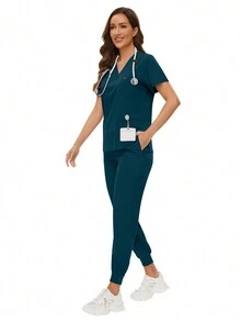 手术服女手术服套装护士美容院工作服临床手术服上衣裤子套装水疗医生护理临床套装