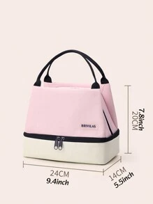 Custom Name Lunch Bag, Lunch Tote, Personalized Insulated Lunch Bag, Monogrammed Lunch Cooler Bag, Gift For Her