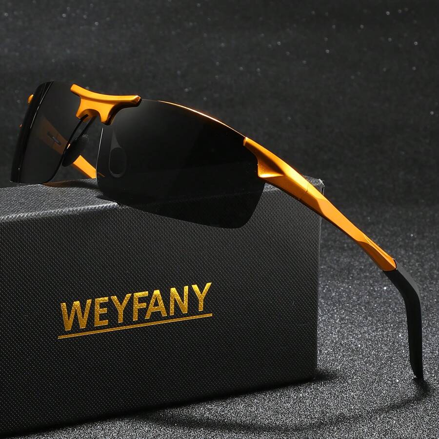 Unisex Aluminium Magnesium Polarized Sunglasses, Outdoor Riding Driving Fishing Party Sports Glasses, Luxury Gift Set Package, New Model For Summer Beach Vacation,Outdoor,Travel - Multicolor - View 1