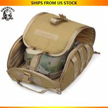 SINAIRSOFT Tactical Helmet Bag,Molle Helmet Bag Pack,Padded Storage Bag For Carrying Airsoft Fast Motorcycle MICH Helmet
