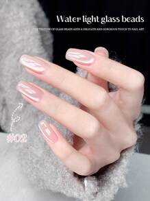 annies 12g Aqua Light Frozen Cat Eye Gel Nail Polish 12 Color Set Explosion Glass Pearl Crystal Cat Eye Gel Nail DIY 1pc/12pcs - 彩色 - 查看 5