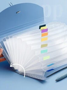 1 szt. Dostosowywalny rozszerzalny folder na dokumenty, organizer na dokumenty, akordeonowe portfolio, mini organizer z 13 kieszeniami, wielowarstwowy organizer na faktury podatkowe i paragony, segregator do biura, firmy, szkoły, reklamy, powrotu do szkoły, artykułów szkolnych