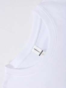 (180g Pure Cotton T-Shirt) Mature Large Lemon Oil Painting Printed Women's Summer Round Neck Thick Short Sleeved T-Shirt Casual Pure Cotton