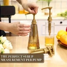 3Pcs Coffee Syrup Pump Dispenser - Coffee Syrup Pumps Torani Syrup Pump For Syrup Bottle Pumps For Coffee Syrup Bottle Coffee Pumps For Syrup Bottle - Skinny Syrup Pump For Bottle Syrup Dispenser Pump - Multicolor - View 3
