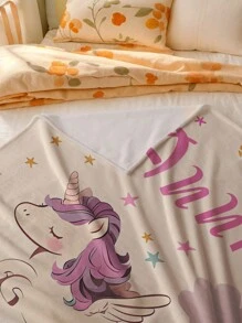 1pc Customizable Fleece Blanket, Suitable As A Gift For Girls, Boys, Adults, Valentine's Day, Lightweight, Soft And Warm, Ideal For Mother's Day, Birthday, Children's Day, Father's Day, Graduation, Wedding, Home Use On Sofa, Bed, Car, Bedroom, Living Room