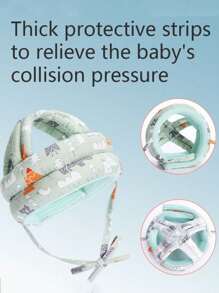 1Pc Baby Helmet Head Ion Headgear Toddler Anti-Fall Pad Children Learn Walking Crawling - Green - View 3