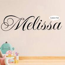 Customized Name Wall Stickers - Personalized Wall Decoration With Fancy Fonts - Baby Room Decoration Wall Decoration - Children's Room Decoration Wall Stickers Suitable For Boys' Room Decoration - Vibrant Bedroom Decoration - Instant Peeling And Pasting Name Stickers For Children's Rooms, Valentine's Day, Valentine's Day Decor Gifts Birthday Graduation