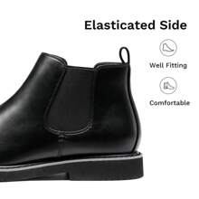 Bottes Chelsea pour hommes - Noir - Voir 3