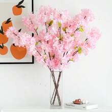 1/4 chiếc hoa giả cành hoa anh đào 40 inch hoa anh đào lụa giả sắp xếp cho tiệc cưới tại nhà cảnh quan trang trí tự làm trang trí cây hoa anh đào lụa - Nhiều màu - Xem 4