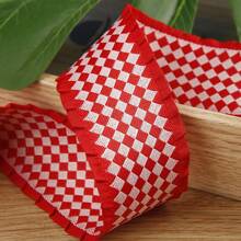 Ruffled Plaid Ribbon, DIY Handmade Bow Hair Accessories, Flower Gift Clothing Bow Tie Hat Material, Paper Bag - Multicolor - View 6