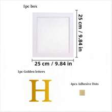 一岁生日装饰 - 带有 ONE/LOVE/B A B Y 字母的立体气球盒，适用于一岁生日派对用品，立方体积木，适用于 ABC 摄影道具桌面装饰、婚礼装饰、婚礼背景摄影道具、斋月、开斋节 - 白色 - 查看 14