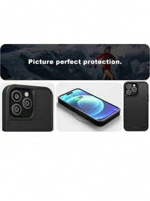 Funda protectora de teléfono serie de transporte 2 en 1, de doble capa resistente y a prueba de caídas, con protección integral a prueba de agua, golpes y arañazos