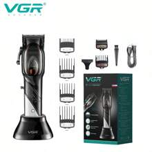 VGR 理发器可调节 9000 RPM 理发器可充电自由调节长度毛发修剪器无绳理发器男士 V-002 - 彩色 - 查看 11