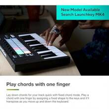 25-Key USB MIDI Keyboard Controller With DAW Integration Portable Launchkey Mini MK3 Fixed Chord Mode Arpeggiator For Music Production - 迷你MK3 - 查看 4