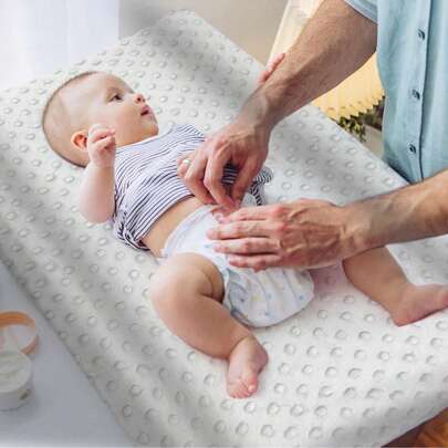 Plush Baby Diaper Changing Mat Cover, Cradle Pad