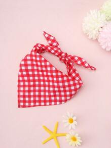 1件可爱宠物三角围兜/口水巾，让狗狗开心，适合居家饲养猫狗。