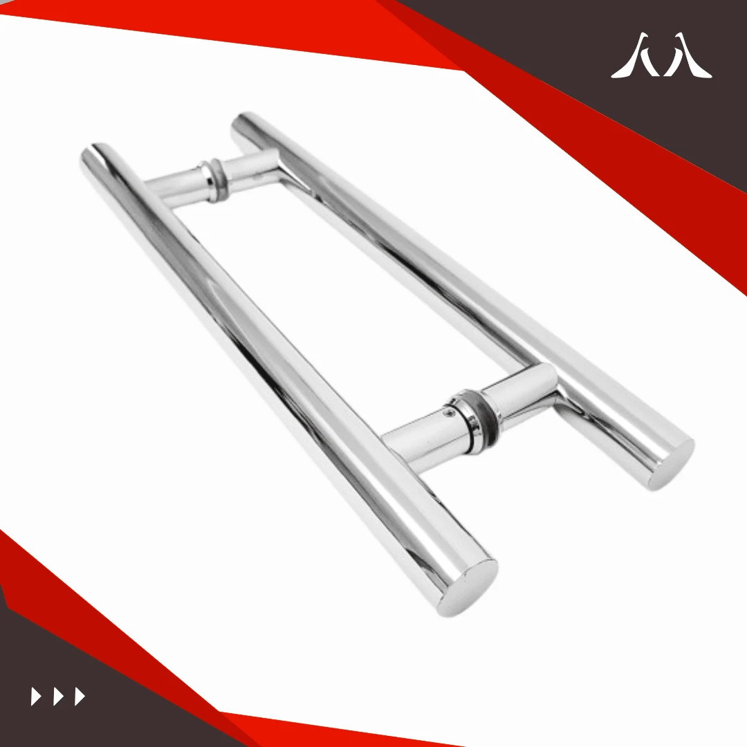 Puxador Inox Tubular 80cm X 60 - 32mm polido - Prata - Visão 1