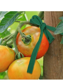 1-3pcs Plant Ties, Flexible Green Garden Twine, Soft Stretchy Plant Support String For Climbing Plants & Lawn Care, Bamboo Cane Wrap Support Accessories, For Garden Office And Home Cable Organizing, Craft Supplies