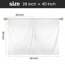 2 Panel 28"X40" Cartoon Digital Printing Window Curtain Wood Grain Half Curtain Door Curtain Coffee Curtain Kitchen Sink Cabinet Dust Curtain