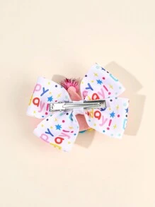 1 Stück Neue Jahr Geburtstag Haarclips, glücklicher Geburtstag Buchstaben Muster & glänzender Glitzer Geburtstagshüte & Haarknäul Dekoration Mädchen Haarbögen, Festliches Haarsschmuck, Alles Gute zum Geburtstag