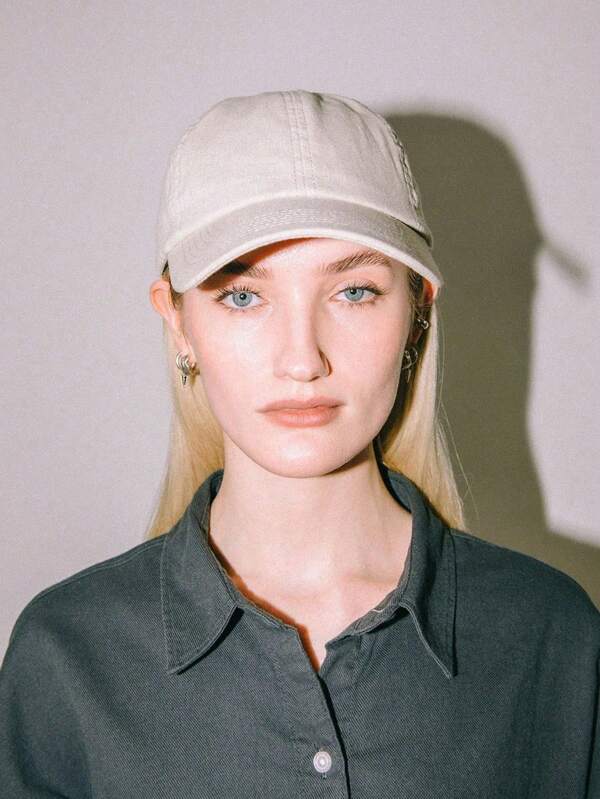 1pc Minimalist Beige Baseball Cap Solid Color Breathable Golf Sports Hat Unisex Adjustable Comfort Dad Hats Casual Fashion Sun Protection Hats Sun Protection Caps For Daily Outings Suitable For Outdoor Travel Wearing That Are Various Facial Shapes Quick Drying And Cool