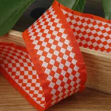 Ruffled Plaid Ribbon, DIY Handmade Bow Hair Accessories, Flower Gift Clothing Bow Tie Hat Material, Paper Bag - Multicolor - View 18