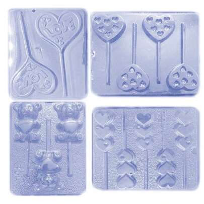 Creaciones Marypao Moldes Para Paletas de Chocolate 14 de Febrero San Valentín Mod.1