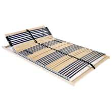 Comfort Zone Slatted Bed Frame With 42 Slats 7 Adjustable Zones 140x200 Cm For Enhanced Support And Durability