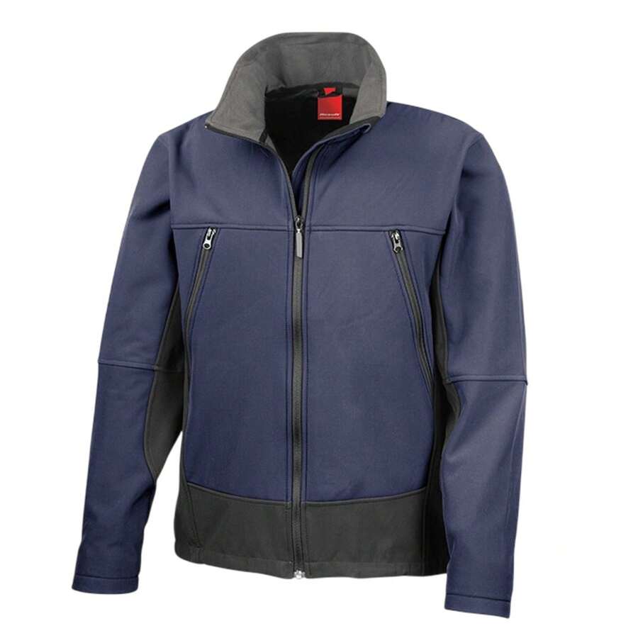 Result Mens Activity Soft S Jacket (Navy/Black) - Navy Blue - View 1