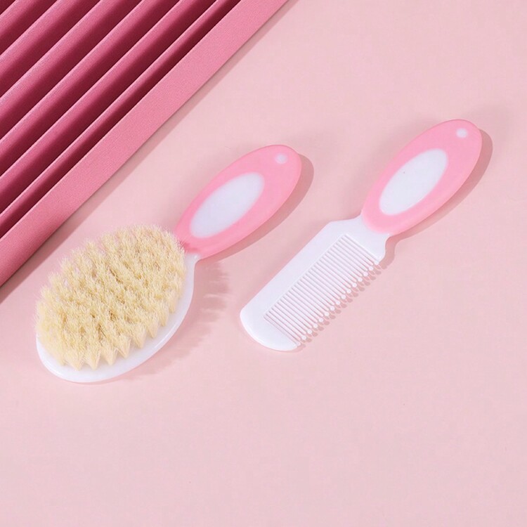2pcs/Set Customizable Children Comb And Hair Brush Set Back To School - Multicolor - View 9