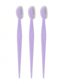 24pcs Women's Eyebrow Razors Various Colors Eyebrow Razor Set, Hair Removal Tool To Easily Remove Facial Hair, Straight Handle Eyebrow Grooming Tool, Unisex Epilator With Protective Cover, Suitable For Beginners To Avoid Scratching Face Or Body.