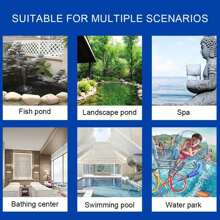NetHong Swimming Pool Cleaner Leaves Collector Remover Skimmer Handheld Hot Tub Pond - Blue - View 9