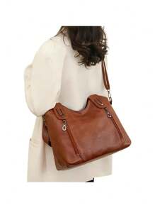 1PC Ladies Handbag Designer Shoulder Tote Bag Women Purse Crossbody Leather Handbags