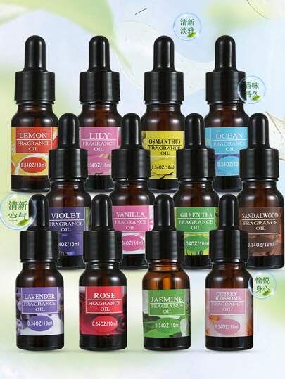 6瓶/4瓶/1瓶10毫升精油，适用于香薰机、香薰石、香薰炉、加湿器、圣诞装饰，营造圣诞氛围，消除异味，缓解压力，舒缓情绪，助眠，是理想的圣诞礼物，也适用于车载香氛。