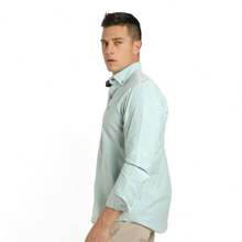 Plain Shirt For Men - Muletta - Mint Green - View 2