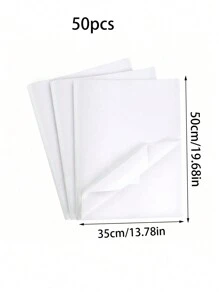 50pcs-White Tissue Paper Artdly 14 X 20 Inches White Wrapping Paper Bulk For Weddings Birthday DIY Project Festival Wrapping Crafts Decor, White Tissue Paper, 20x14 Inch Wrapping Paper Bulk For Gift Bags Packaging Wedding Shower Birthday Holiday DIY Crafts Decorations,Graduation, Birthdays And All Occasions,Halloween,Christmas,Thinksgiving - White - View 14