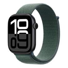 1 Stück Sportarmband für Apple Watch aus atmungsaktivem Nylon mit Klettverschluss, kompatibel mit Apple Watch 38/42/40/44/41/45/49/42(Serie 10)/46mm, elastisch und praktisch für Herren und Damen, kompatibel mit Apple Watch Serie 10/9/8/7/6/5/4/3/2/1/Ultra/SE Zubehör