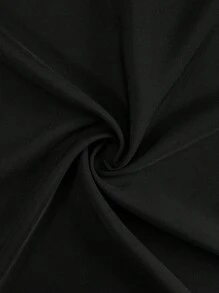 Flowy & Crisp Solid Black Maxi Skirt For Commute/Date/Casual Wear, With Pleated Details, Pockets, Versatile, Daily Wear