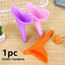 1/2pcs Women Silicone Urinal, Portable Pee Bottle, Travel Funnel, Camping Outdoor Urination Device, Suitable For Pregnant Women, Car Use (This Product Is Made Of Soft Silicone Material, Please Confirm Your Needs Before Purchasing) - Multicolor - View 8