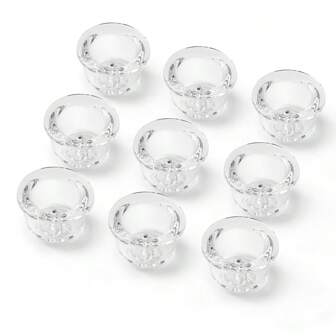 ( Pack Of 9 ) Premium Glass Bowl Screens For Tobacco Pipes, Reusable Sieve Filter Bowl Inserts With Storage Bag And Dishcloth