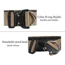 SINAIRSOFT EMERSONGEAR Tactical Rigger's Belt With Cobra Buckle,Quick Release MOLLE Riggers Belt,1.75" Inner 2" Outer Heavy Duty Belt